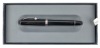 OMAS Milord Black Silver Cartridge Fountain Pen Medium Steel Nib