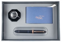 OMAS 360 Vintage Limited Edition Resin Blue Fountain Pen Medium 18K Nib