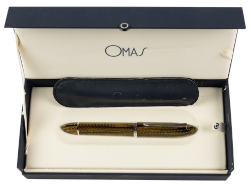 OMAS 360 Burkina Silver Trim Fountain Pen Medium 18K Nib