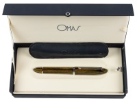 OMAS 360 Burkina Silver Trim Fountain Pen Medium 18K Nib