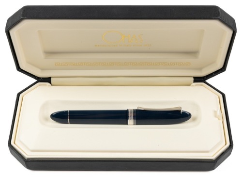 OMAS 360 Venice Blue Fountain Pen Fine 18K Nib
