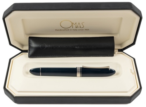 OMAS 360 Venice Blue Fountain Pen Broad 18K Nib