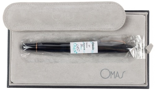OMAS Ogiva Limited Edition Eddie Blue Rose Gold Trim Fountain Pen Medium 18K Nib