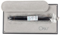 OMAS Ogiva Limited Edition Eddie Blue Rose Gold Trim Fountain Pen Medium 18K Nib