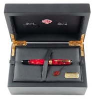 Aurora 8-88 Marte Red Limited Edition Fountain Pen Medium Nib