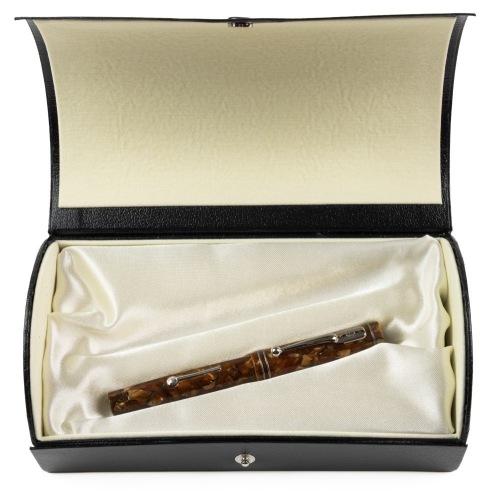 Conway Stewart Dandy Bronze Silver Trim Fountain Pen Medium Nib