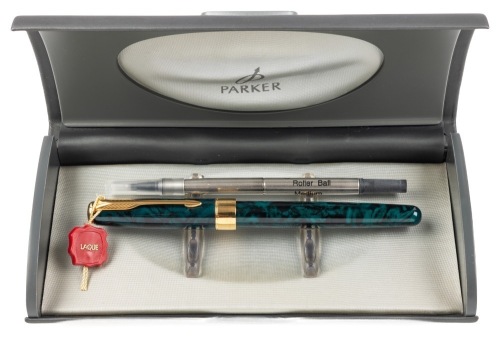 Parker Sonnet Premier Green Rollerball Pen