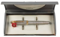 Parker Sonnet Tartan Gold Trim Fountain Pen Broad Nib