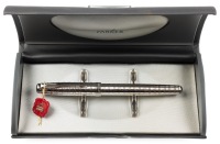 Parker Sonnet Tartan Silver Trim Fountain Pen Broad Nib