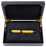 Parker Duofold 125th Anniversary Mandarin Yellow Limited Edition Fountain Pen Medium Nib
