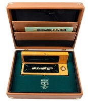 Parker Duofold Norman Rockwell Limited Edition 1996 Black and Pearl Fountain Pen Medium Nib