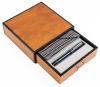 Parker Duofold Navy Pinstripe Centennial Fountain Pen Fine Nib