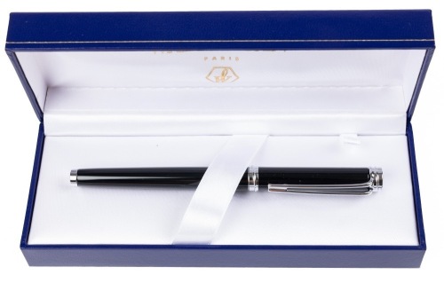 Waterman Harmonie Black Chrome Trim Fountain Pen Medium Nib
