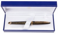 Waterman Carene Sea Green Shimmer Gold Trim Fountain Pen Medium Nib