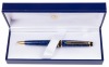 Waterman Expert II France Blue Lacquer Gold Trim Ballpoint Pen