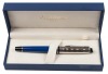 Waterman Expert Deluxe Blue Obsession Chrome Trim Fountain Pen Medium Nib
