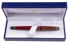 Waterman Expert II France Oriental Red Gold Trim Rollerball Pen