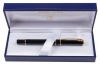 Waterman Laureat Black Lacquer Gold Trim Rollerball Pen
