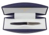 Waterman Edson Diamond Black&Acirc; Platinum Trim Fountain Pen Medium Nib