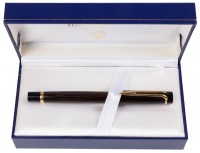 Waterman Liaison Ebonite Black Gold Trim Fountain Pen L Nib