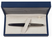 Waterman Edson Diamond Black&Acirc; Platinum Trim Fountain Pen Fine Nib