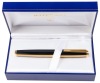 Waterman Exception Night & Day Black and Gold Gold Trim Fountain Pen Medium Nib