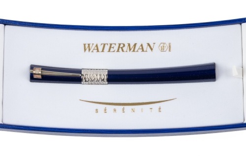 Waterman Serenite Blue Fountain Pen Fine Nib