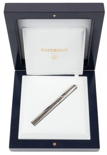 Waterman Exception Limited Edition Sterling Silver Fountain Pen Medium Nib