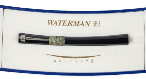 Waterman Serenite Black Rollerball Pen