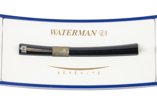 Waterman Serenite Black Fountain Pen L Nib