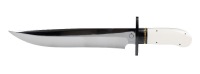 D.E. Friedly, Cody, Wyoming Custom Knife: Large, Gold Nugget, "Dundee" Bowie Knife