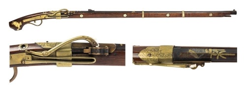 Rare, Beautiful Rifle from the Edo Period, Late 1700s, Japan.