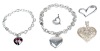 Fun Collection of Sterling Silver Heart Shaped Jewelry