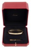 Second Ladies or Gents Cartier Love Bracelet in 18K Yellow Gold and 10 Diamonds Totaling Shy of One Carat.