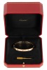 Ladies Cartier 18K Yellow Gold Love Bracelet with 10 Semi-Precious Gem Stones Boasting Brilliant Colors