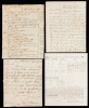 Intriguing Collection: Colonial America and Civil War Era Documents, Eight Pieces Total