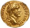 Antoninus Pius, AD 138-161. Gold Aureus (6.93 g), Rome, struck AD 155-156.