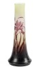 Very Impressive Tall Vase by Gall&Atilde;&copy;. Three Layers Cameo Carved Glass, Purple Irises