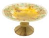 Victor Amalric Walter and Henri Berge: P&Atilde;&cent;te de Verre Compote with Foliage and Pomegranates, a Highly Prized Treasure