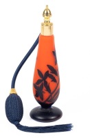 French Cameo Glass Atomizer by Richard (Loetz) Early 20th Century