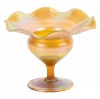 Tiffany Iridescent Gold Favrile Pedestal Bowl/Vase