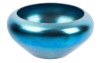 Steuben Glass "Aurene" Large Bowl, Beautiful Blue Iridescence