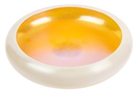 Steuben Calcite and Iridescent Gold Aurene Bowl of Exceptional Quality