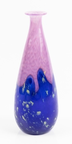 Schneider Glass Vase, Extremely Appealing, Colorful, Art Deco Vase. Signed.