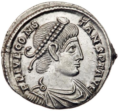 Constans. Silver Siliqua (3.18 g), AD 337-350