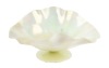 Steuben "Iverene" Footed Ruffled Bowl Very Much the Shape of a Shell.
