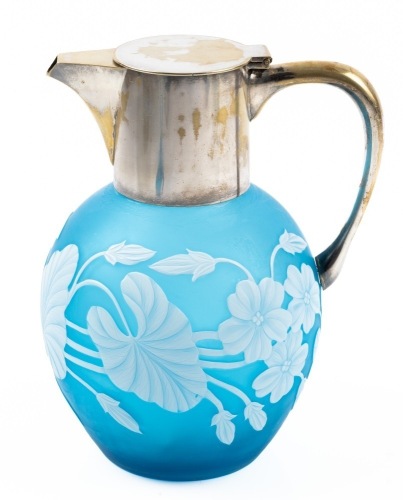 Thomas Webb, UK Outstanding Cameo Glass Milk Pitcher