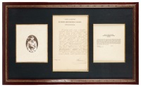 Tsar Nicholas II: Imperial Decree Boldly Signed Issued by the Chapter of Russian Imperial and Tsarist Orders.