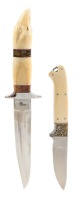 Two Pendleton Knives One of Considerable Interest Given the Pommel