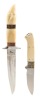 Two Pendleton Knives One of Considerable Interest Given the Pommel